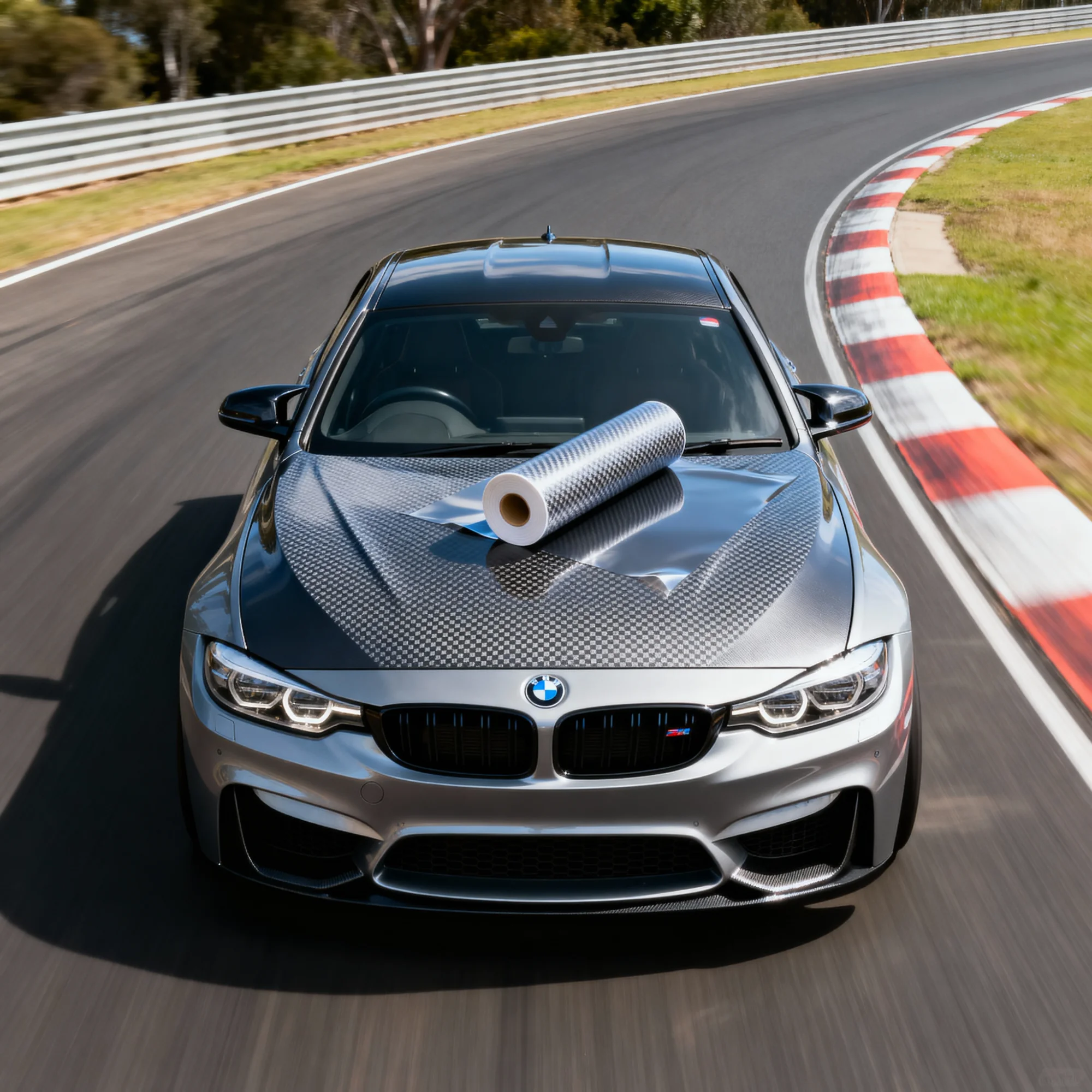 BMW M4 with CARLAS PPF protection on track