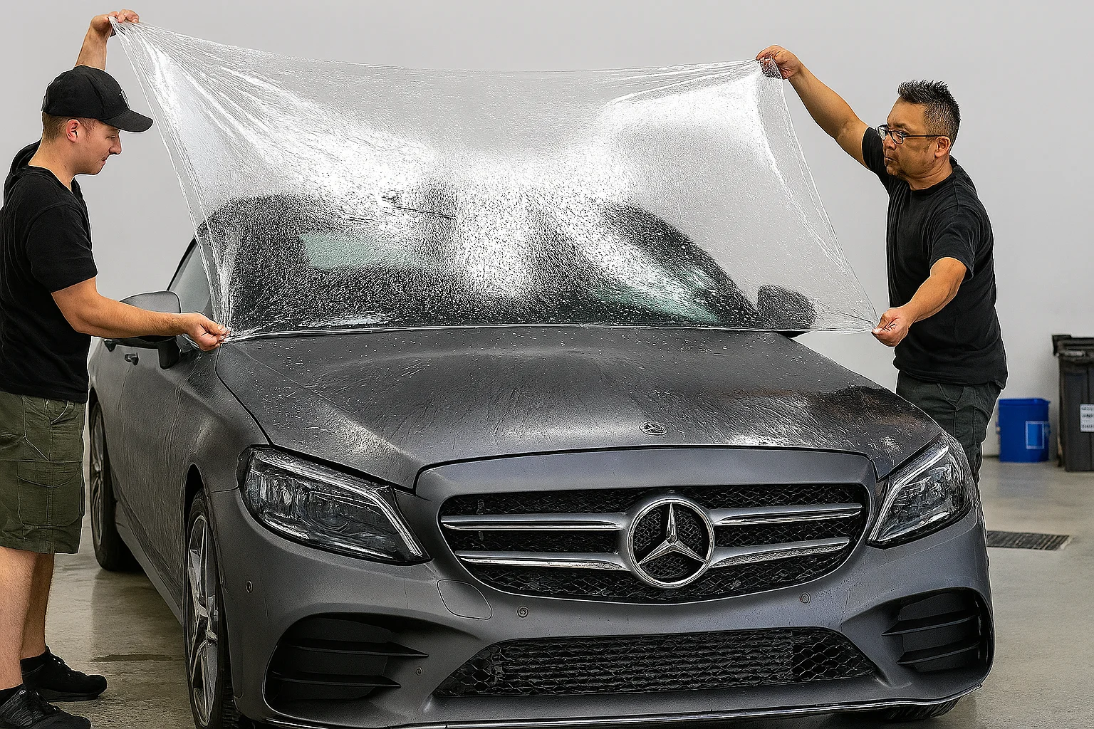 Professional CARLAS PPF installation process